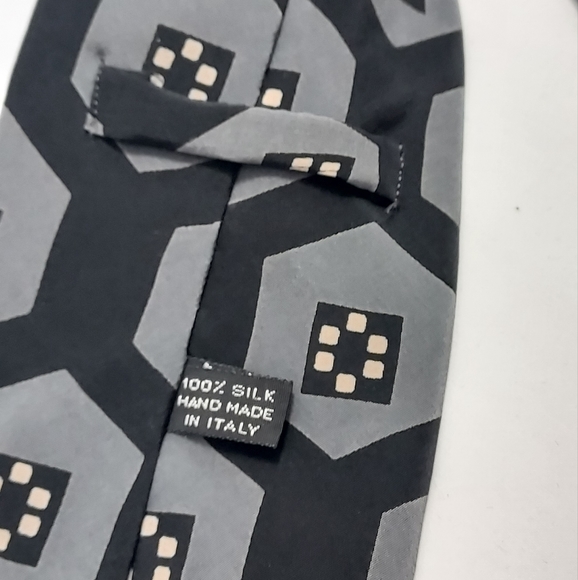 Vintage 80s Krizia Uomo Silk Neck Tie - Picture 6 of 8